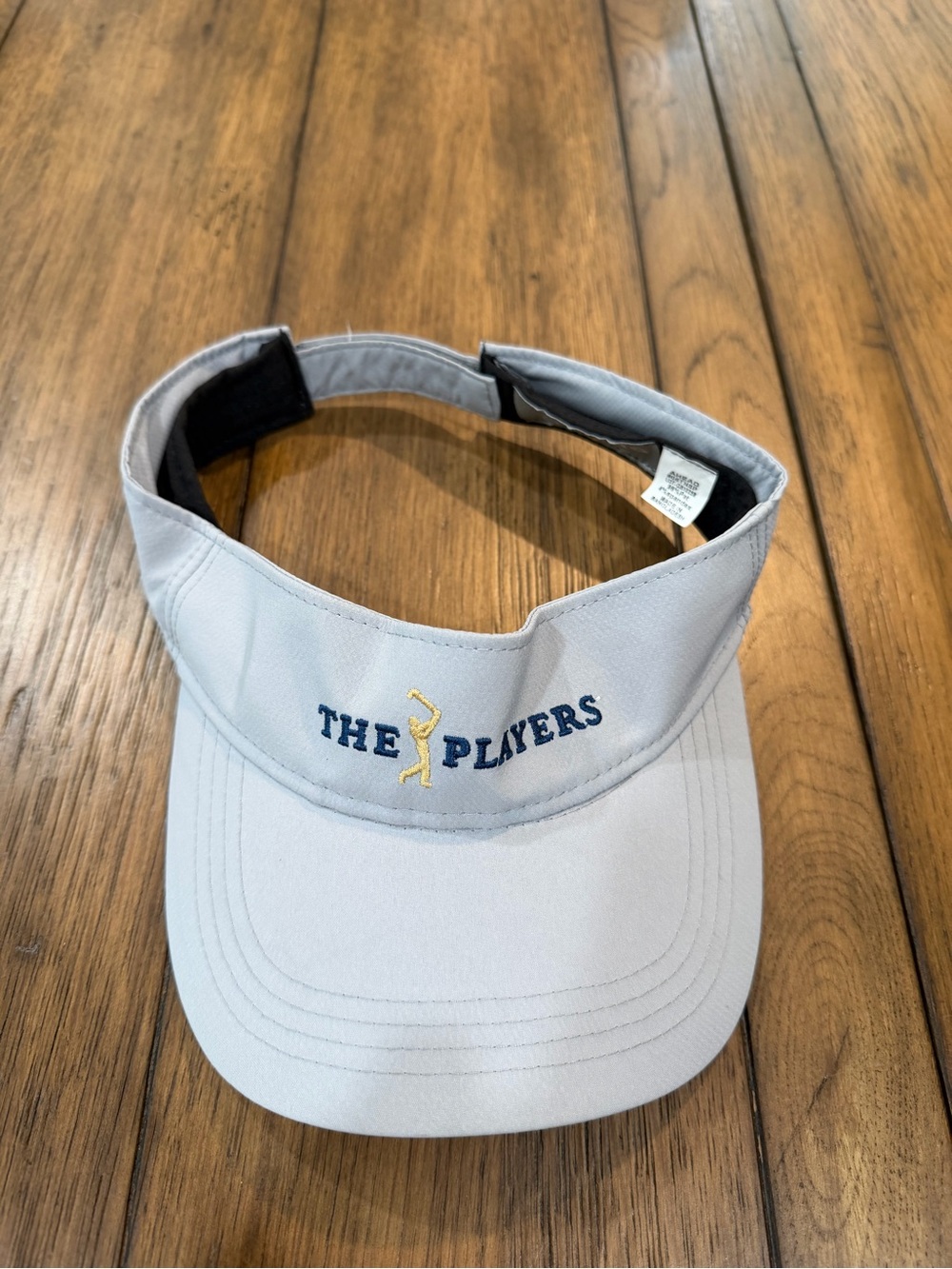 Light Gray Visor with Blue and Gold The Players logo